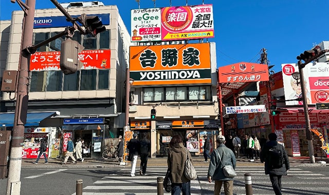 JR大宮駅からの当ホテルまでのルート5